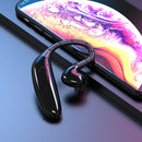 Single bluetooth 5.0 Dynamic Earphone Waterproof HiFi Large Capacity Hanging Headphone with Mic for Xiaomi Huawei