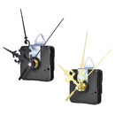 12mm Gold/Black Quartz Silent Clock Movement Mechanism Module DIY Kit Hour Minute Second without Bat