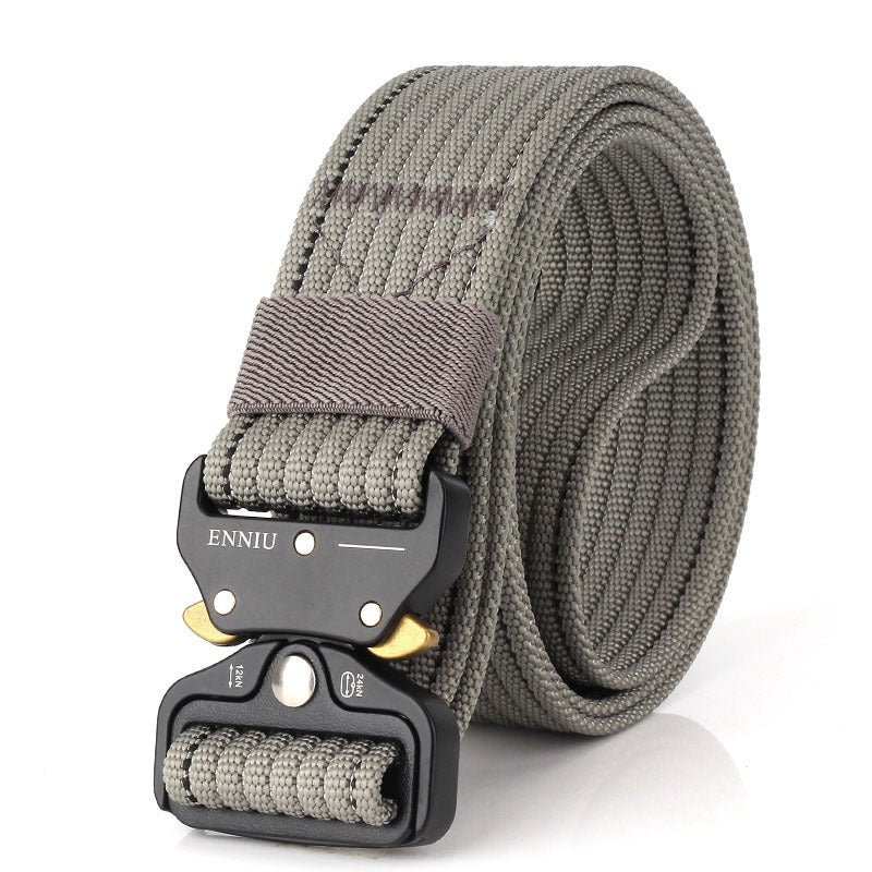 125cm ENNIU TB13 3.8cm Nylon Waist Belts Alloy Buckle Heavy Duty Rigger Military Tactical Belt