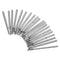 20pcs 3mm Shank Diamond Burrs Set Abrasive Polishing Grinding Head for Dremel Rotary Tool