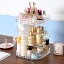Rotary Acrylic Transparent Receiving Box for Household Desktop Cosmetic Organizer Receiving Box for Lipstick Skin Care Receiving Frame