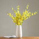 Modern White Vase Ceramic Vase Home Decoration Accessories Dry Flower Minimalist Literary Vase for Flower