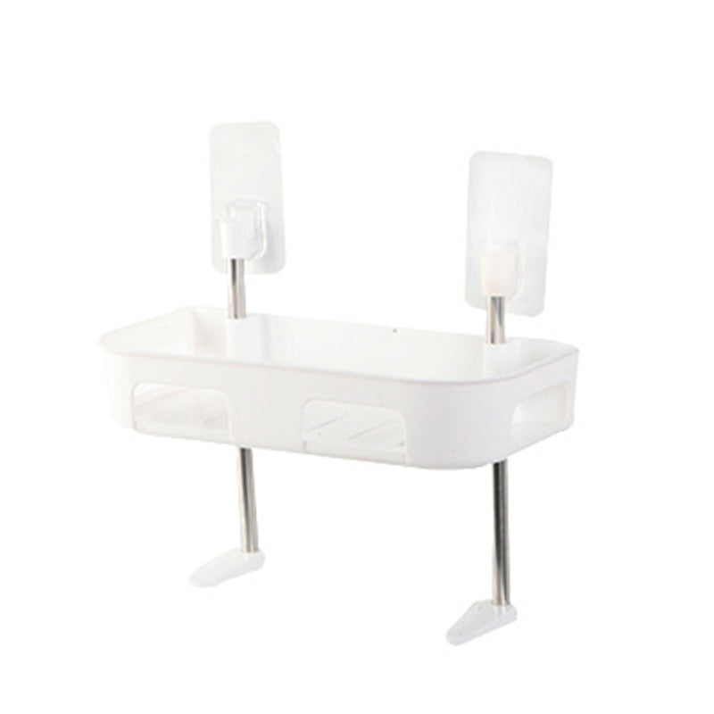 Bathroom Kitchen Storage Rack Wall Punch-free Toilet Washbasin Storage Shelf Rack