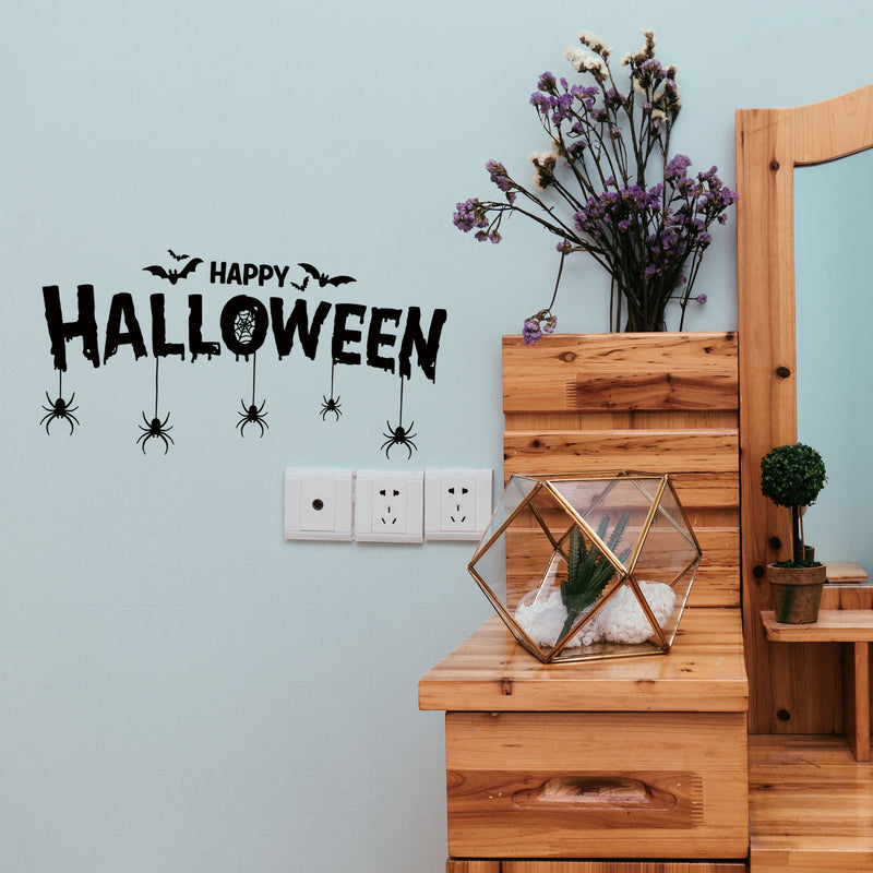 Happy Halloween Wall Sticker Room Decorations Mural Art Decal Sticker Murals Room Decal Wallpaper