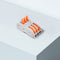 Minleaf 9Pcs 3Pin Wire Docking Connector Terminal Block Universal Quick Terminal Block Electric Cable Wire Connector Terminal 0.08-4.0mm