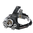 XANES 2408 1600LM Bicycle Headlamp 4 Switch Modes T6+4XPE White Light  Mechanical Zoom Lightlamp