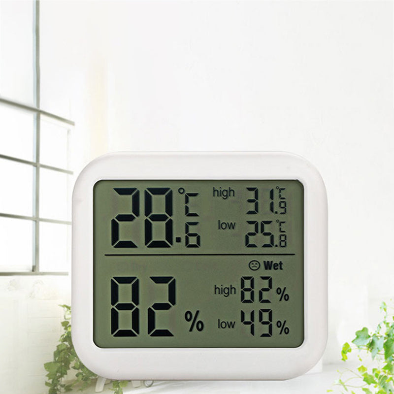 Loskii TH032 Electronic Digital LED C / F Temperature Hygrometer Baby Room Temperature Hygrometer Humidity Sensor