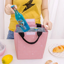 New Portable Lunch Bag Small Leaf Insulation Package Family Picnic Cold Ice Cooler Canvas Hand Bag