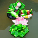 Floating Pond Decor Outdoor Simulation Resin Cute Swimming Pool Lawn Frog Decorations Ornament Garden Art in Water