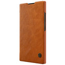 NILLKIN Flip Shockproof Card Slots Holder Full Cover PU Leather PC Protective Case for Sony Xperia L2