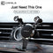 Cafele Aluminum Alloy Gravity Linkage Air Vent Car Phone Holder Car Mount for 4.7-6.5 Inch Smart Phone for iPhone for Samsung Xiaomi