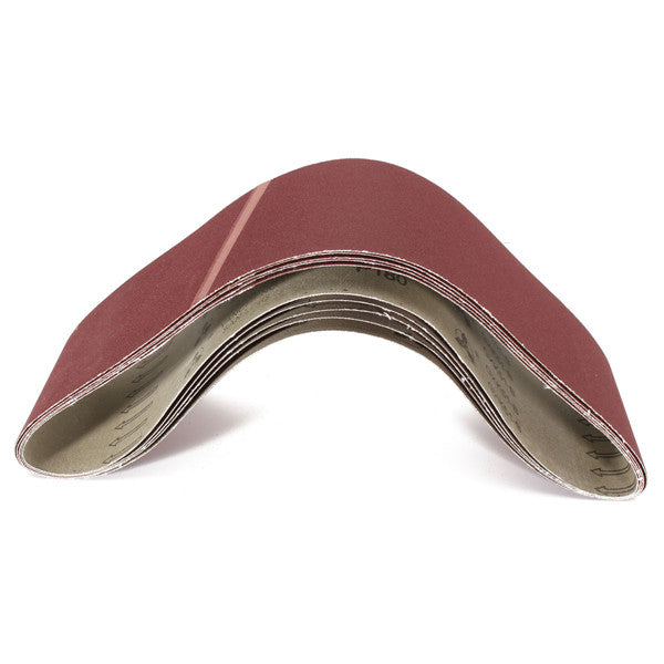 5pcs 100x915mm 180 Grit Sanding Belts Aluminum Oxide Abrasive Sanding Belts