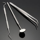 KCASA KC-HE01 Oral Care Dental Teeth Cleaning Tools Kits Mirror Scraper Scaler Dental Tools