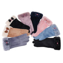Womens Touch Screen Gloves Winter Windproof Thermal Warm Driving Skiing Full-finger Gloves