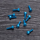 Suleve M3AH12 10Pcs M310mm Hex Socket Screw M3 Cap Head Bolt 7075 Aluminum Alloy Multicolor