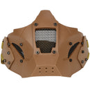 WoSporT MA-95 Module Anti-shock Tactical Half Mask Suitable For AF Helmet Riding