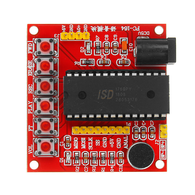 5pcs ISD1700 Series Voice Recording and Playing Serial Module