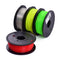 TWO TREES 4Pcs 200g/Spool 1.75mm Red+Yellow+Green+Transparent Color PLA Filament Kit for 3D Printing