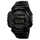 HONHX 62X-66F Fashion Luminous Display Alarm Clock Sport Style Men Digital Watch