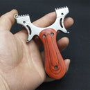 Flat Rubber Band Free Tie Sling Stainless Steel Greedy Sling-shot