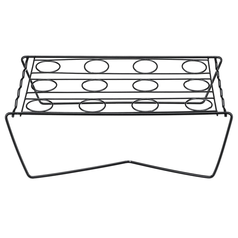 12/16 Holes Cupcake Cone Baking Cooling Rack Ice Cream Stand Holder Counter Display