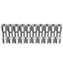 Suleve M3AS11 10Pcs M3 20mm Aluminum Alloy Standoff Spacer Round Column MultiColor Smooth Surface