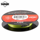 SeaKnight FIRE Fishing Line 150M Fire Filament Line Ultra-Casting Smooth Super PE Line Floating Line