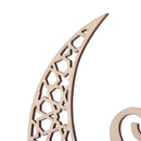Golden Moon Stand Decorations Wood For Mosque Islam Hajj M uslim Ramadan Decor
