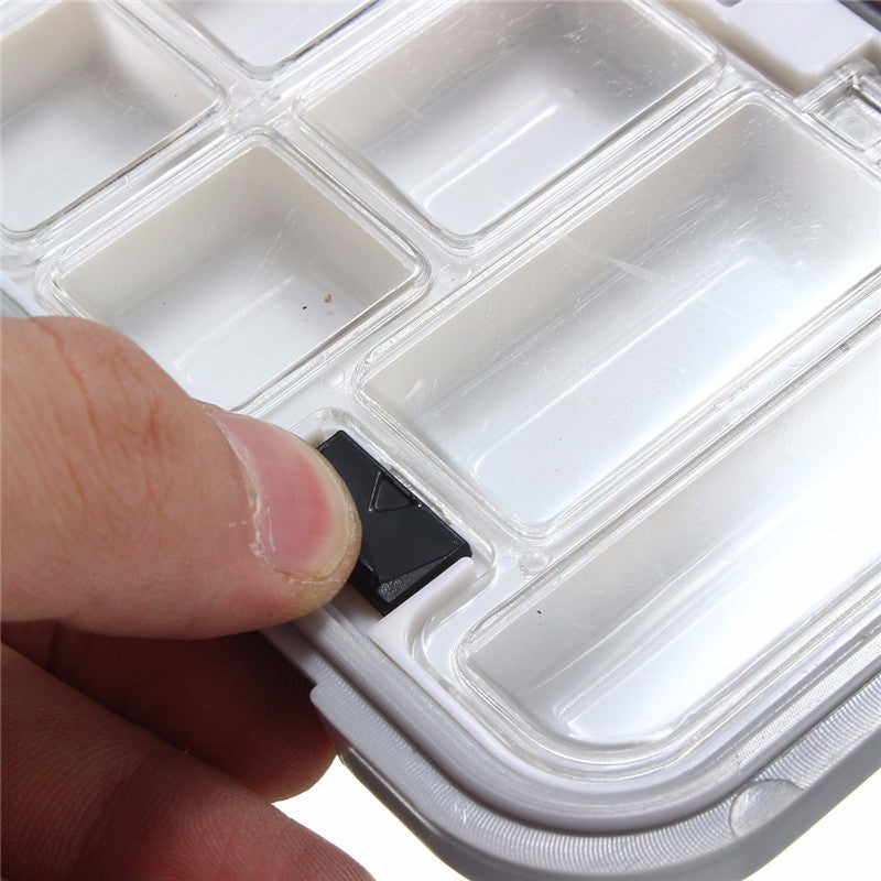 Waterproof Compartments Fly Fishing Lures Case Hooks Box Fishing Accessories