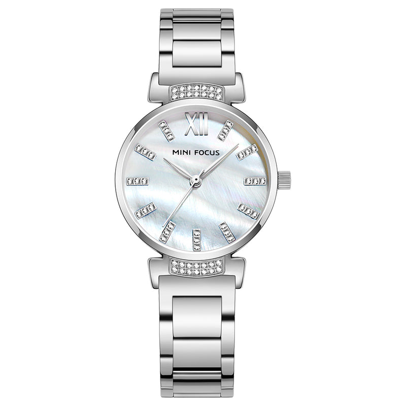 MINI FOCUS MF0227L Simple Design Stainless Steel Fashionable Women Wristwatch Ladies Quartz Watch