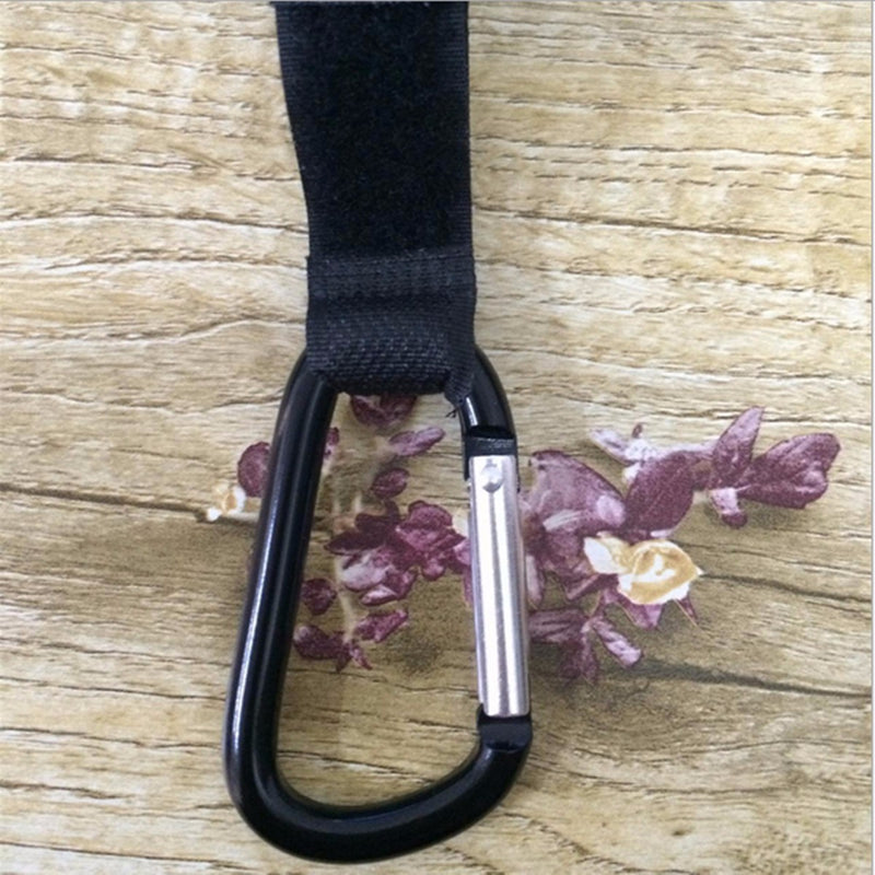 2Pcs Universal Buggy Mummy Clips Pram Pushchair Shopping Bag Hooks Carabiner