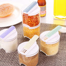 5pcs/Set Spice Jar Pepper Shaker Box Creative Transparent Seasoning Cans Kitchen Storage Container