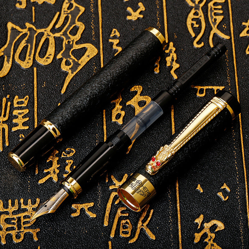 Hero 6006 0.5MM 0.8MM Double Head Fountain Pen Frosted Texture For Gift School Business