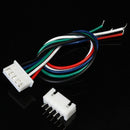 10pcs XH Pitch 2.54mm Single Head 5Pin Wire To Board Connector 15cm 24AWG With Socket