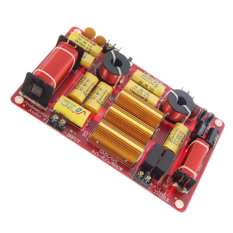 WEAH-3806 Speaker Frequency Divider Module High Power High Fidelity High Medium Low Three Dividers Upgrade Tool For Home Speakers DIY