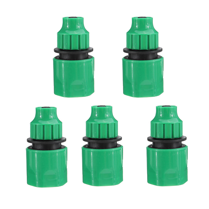 5Pcs Dual-use Connectors Garden Water Quick Coupling 1/2 inch Hose Quick Connectors Garden Pipe Adapters Homebrew Watering Tubing Fitting
