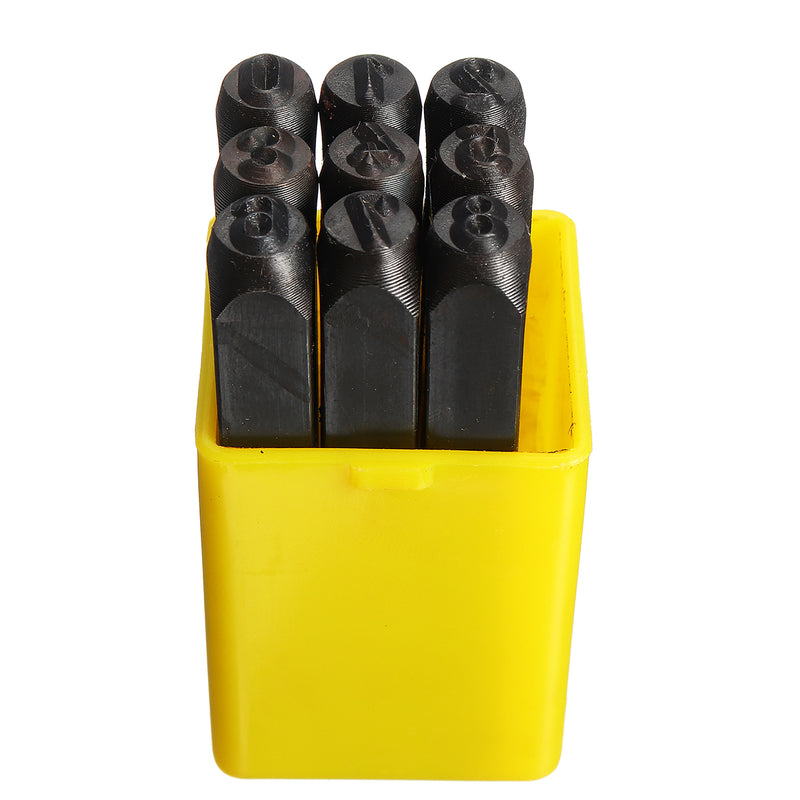 High Quality Durable Zinc Alloy 3mm 6mm 8mm Letter Digit Sets Punch Leather Craft Tools Kit