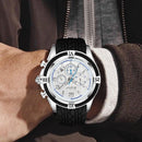 BIDEN 0316 Silicone Watch Band Men Wrist Watch Calendar Sport Quartz Watches