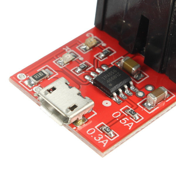 3pcs 18650 Battery Charging Holder Charging Board TP4056 0.3A / 0.5A / 0.8A