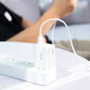 ROCK 18W QC3.0 Fast Charging USB Charger Adapter For iPhone XS 11 Pro Huawei P30 Pro Mate 30 Xiaomi Mi9 9Pro With Type C Data Cable