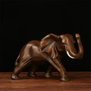 Resin Elephant Statue Fortune Mascot Living Room Cabinet TV Office Home Decorations