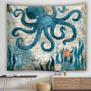 Large Octopus High Density Tapestry Wall Hanging Mandala Hippie Bedspread Throw