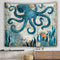 Large Octopus High Density Tapestry Wall Hanging Mandala Hippie Bedspread Throw