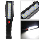 USB Rechargeable 16 LED Work Light Magnetic Hanging Inspection Lamp Flashlight Hook Camping Lamp Torch