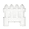 Concrete Mold Fence Mould Plastic Garden Park Flower Pool Yard Cement Brick DIY