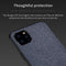 Bakeey Anti-fingerprint Cotton Cloth PU Leather Protective Case for iPhone 11 6.1 inch