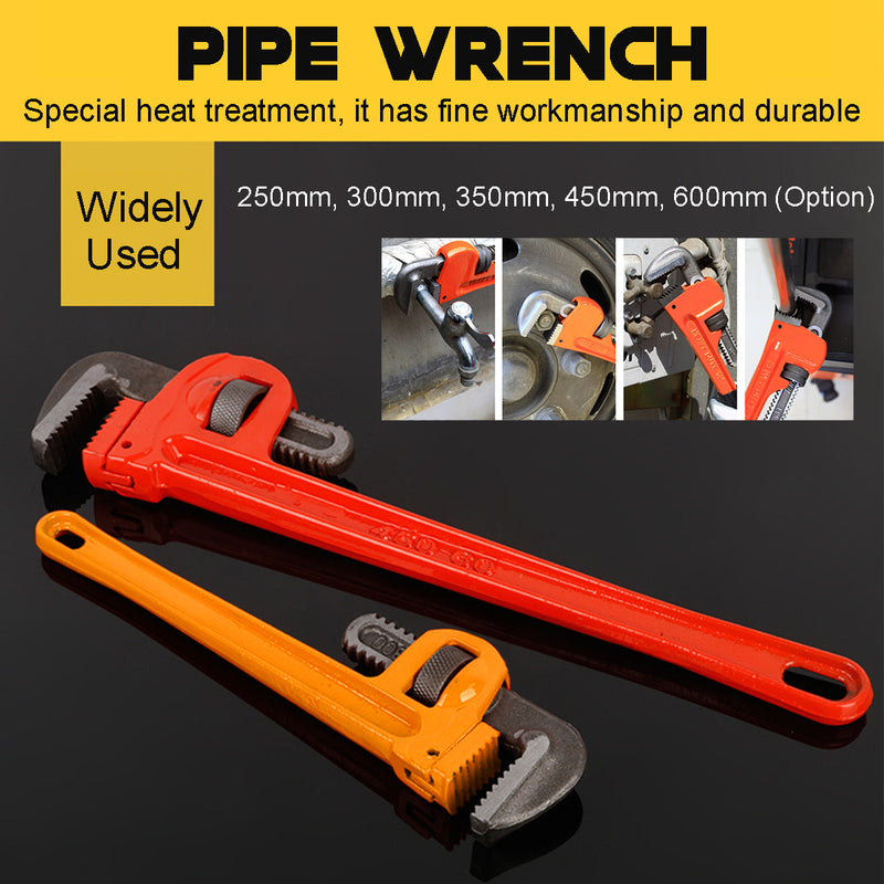 25-35CM Heavy Pipe Wrench Round Tongs Clamp Mounting Clamp Pipe Wrench Hardware Tools Pipe Tongs