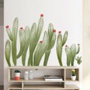 Miico FX82030 2PCS Wall Sticker Hand-Painted Cactus Creative Decorative Wall Sticker Home Decoration Sticker