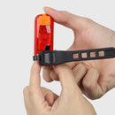 WEST BIKING 6 LED Induction Brake Bike Tail Light 5 Modes Waterproof USB Charging Night Warning Lamp Bike Light