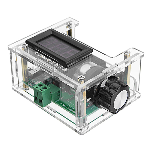 DC 5-28V 4-20mA LED Digital Current Signal Generator Rechargeable Analog Generator Module With Shell